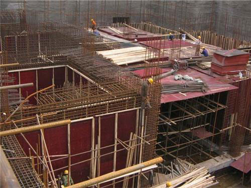 建筑模板搭设